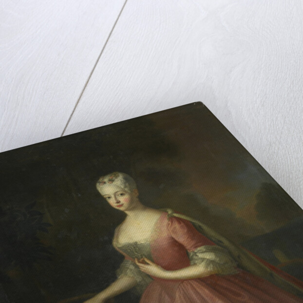 Portrait of Princess Friederike Luise of Prussia, Margravine of Brandenburg-Ansbach by Antoine Pesne School