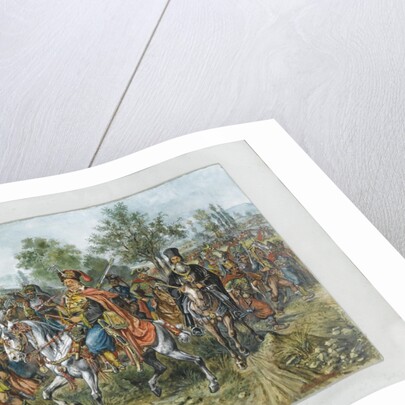 Franz Freiherr von der Trenck and his regiment, 1903 by Franz Gaul