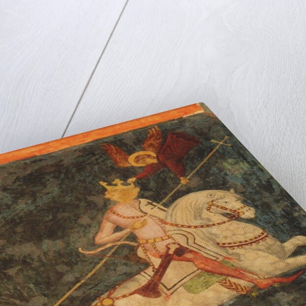 King Wladyslaw II. Jagiello. Fresco in the Trinity Chapel in Lublin, Early 15th century by Anonymous
