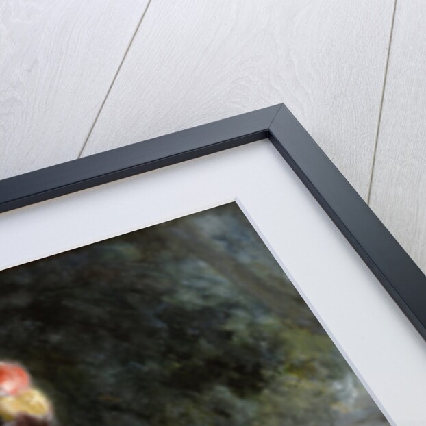 Woman with a parasol sitting in a garden, 1872 by Pierre Auguste Renoir