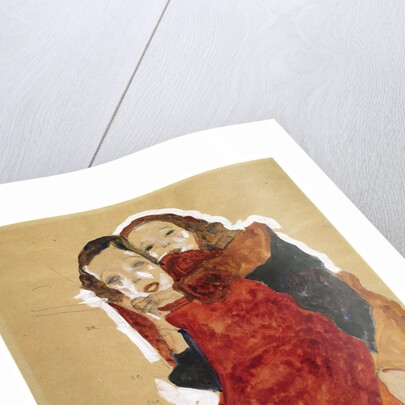 Two girls, 1911 by Egon Schiele