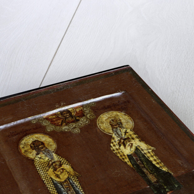 Saints Gurias of Kazan and Varsonofius of Tver, 17th century by Russian icon