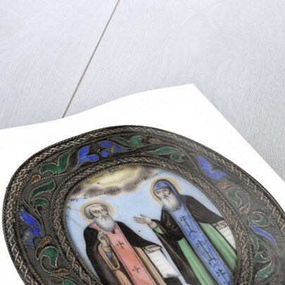 Saints Dimitry of Rostov and Ignatius Brianchaninov by Russian icon