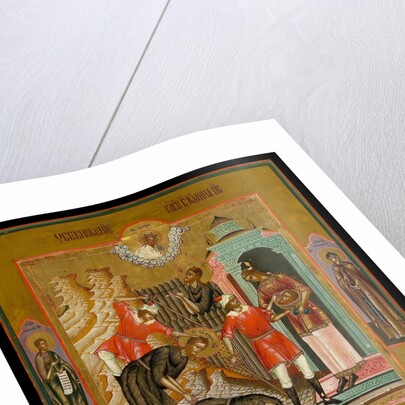 The Beheading of Saint John the Baptist, 19th century by Russian icon