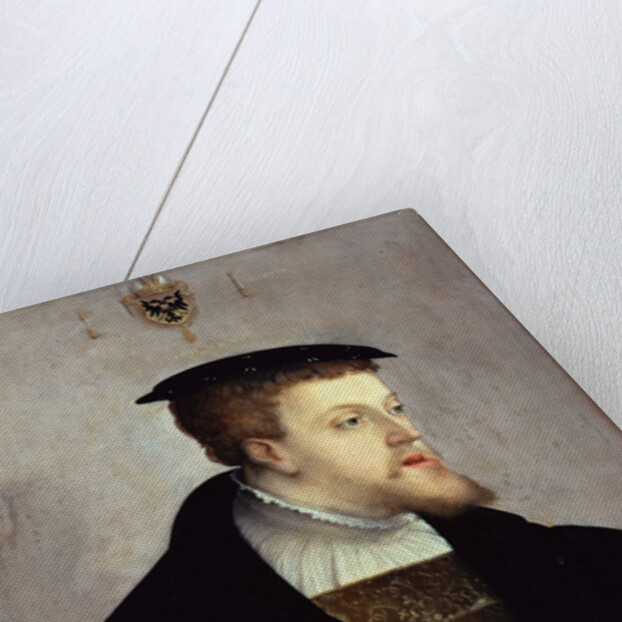 Portrait of the Emperor Charles V, ca 1532 by Christoph Amberger