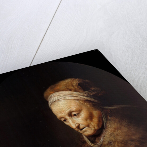 Portrait of Rembrandts Mother by Gerard Dou