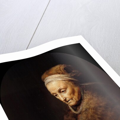 Portrait of Rembrandts Mother by Gerard Dou