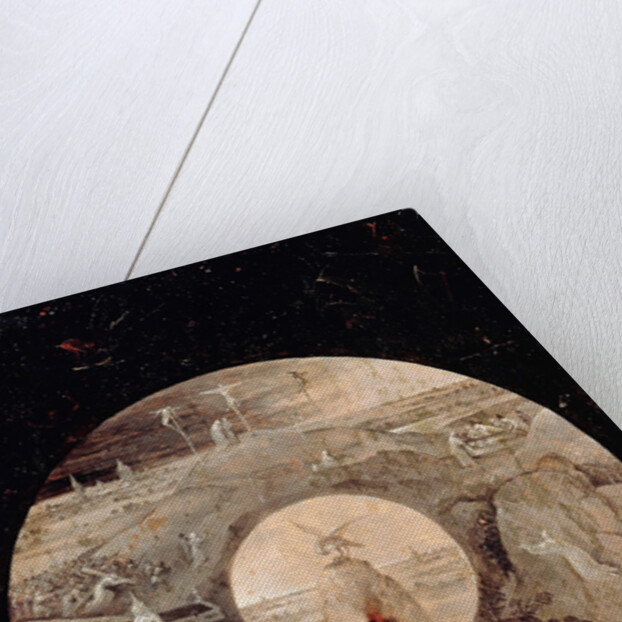 Saint John the Evangelist on Patmos (Reverse side). The Passion of the Christ, c. 1505 by Hieronymus Bosch