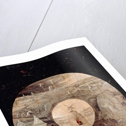 Saint John the Evangelist on Patmos (Reverse side). The Passion of the Christ, c. 1505 by Hieronymus Bosch