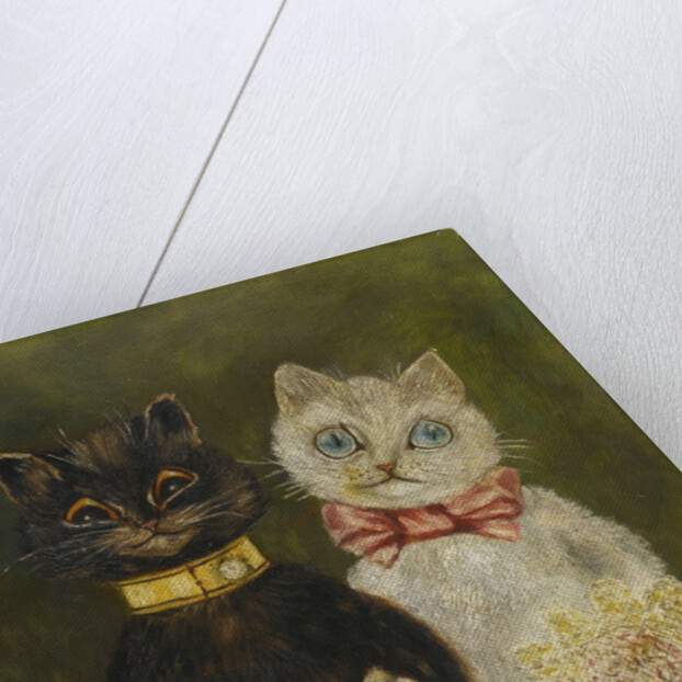 The Bride and Groom by Louis Wain