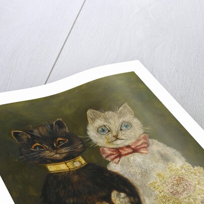 The Bride and Groom by Louis Wain
