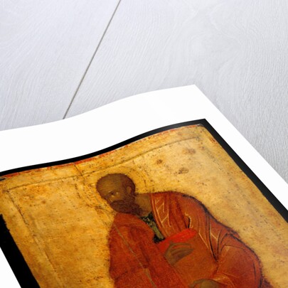 The Apostle Paul. Icon from the Deesis Iconostasis, Last quarter of the 14th century by Theophanes the Greek