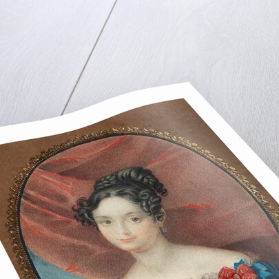 Portrait of Maria Jakovlevna Naryshkina, née Lobanova-Rostovskaya, 1840s by Anonymous