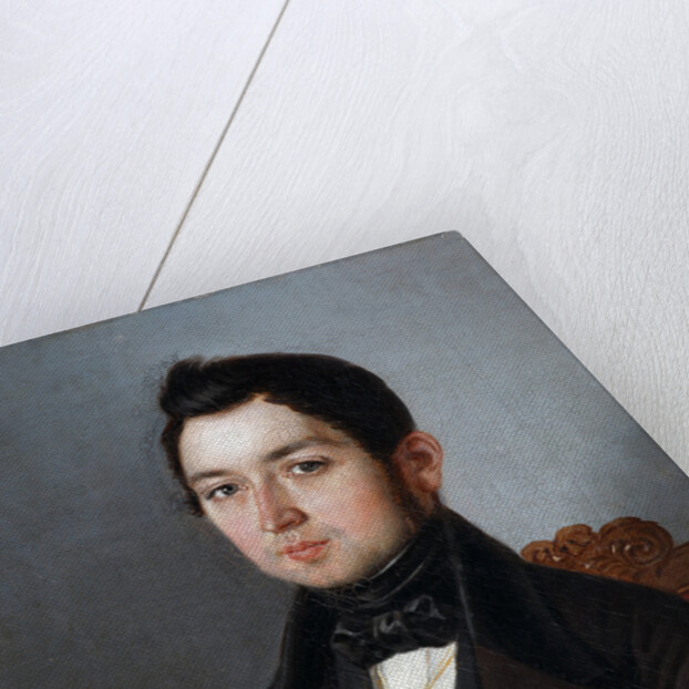 Portrait of Ivan Ivanovich Molnar, 1840 by Sergey Ivanovich Khlobystayev