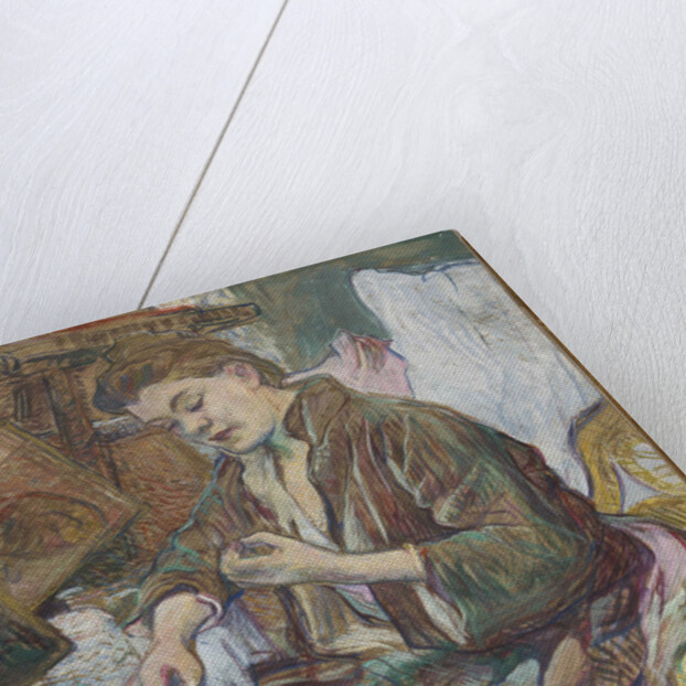 Madame Favre at her toilet, 1891 by Henri de Toulouse-Lautrec