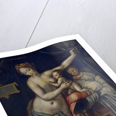 Charity, ca 1555 by Vincent Sellaer