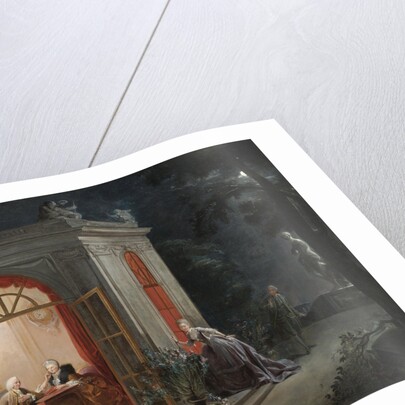 The Marriage Contract by Jean-Baptiste André Gautier Dagoty
