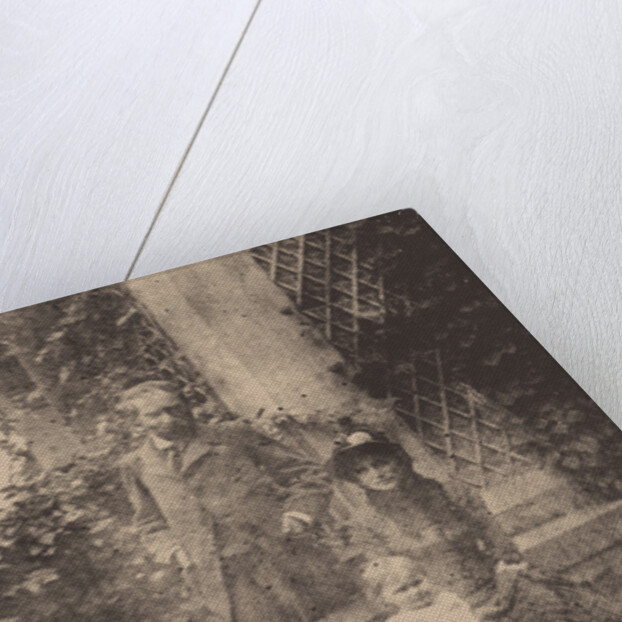 Berthe Morisot, her husband Eugène Manet and their daughter, Julie, ca 1881 by Anonymous