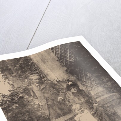 Berthe Morisot, her husband Eugène Manet and their daughter, Julie, ca 1881 by Anonymous