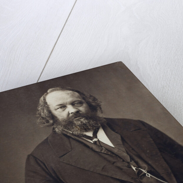 Portrait of Mikhail Alexandrovich Bakunin, ca 1860 by Gaspard-Félix Nadar