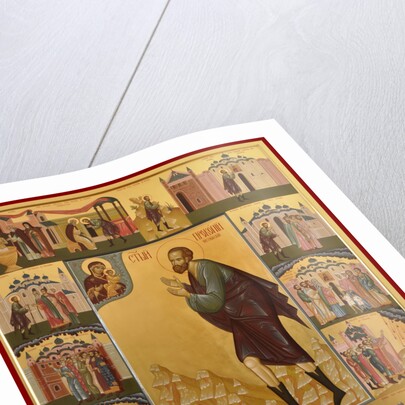 Saint Prokopius of Ustyug by Russian icon