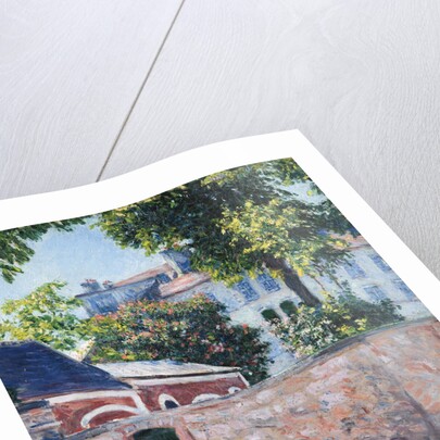 Houses in Argenteuil, 1883 by Gustave Caillebotte