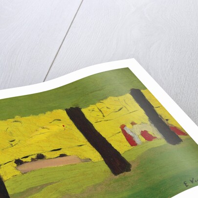 The pink bench, c. 1890 by Édouard Vuillard