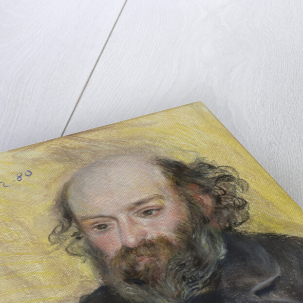 Portrait of Paul Cézanne, 1880 by Pierre Auguste Renoir