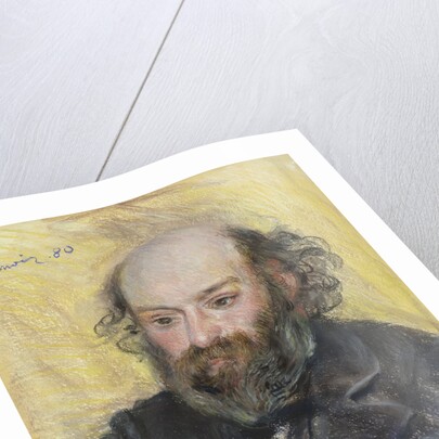 Portrait of Paul Cézanne, 1880 by Pierre Auguste Renoir