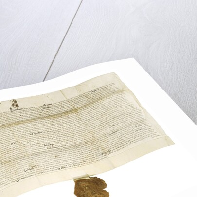 Document signed by Queen Elizabeth I with Royal Great Seal, 1564 by Historical Document