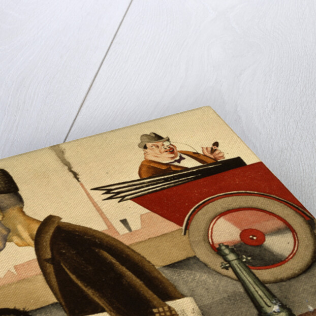 Newspaper people, 1921 by Georg Scholz