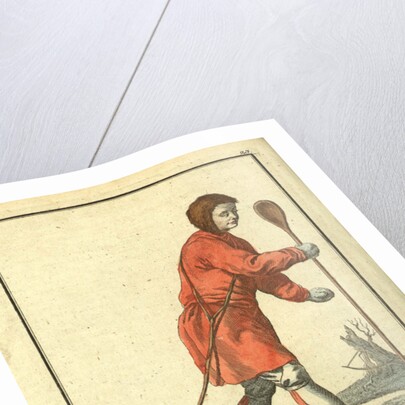 Ostyak  on a stoat hunt, 1799 by Johann Gottlieb Georgi