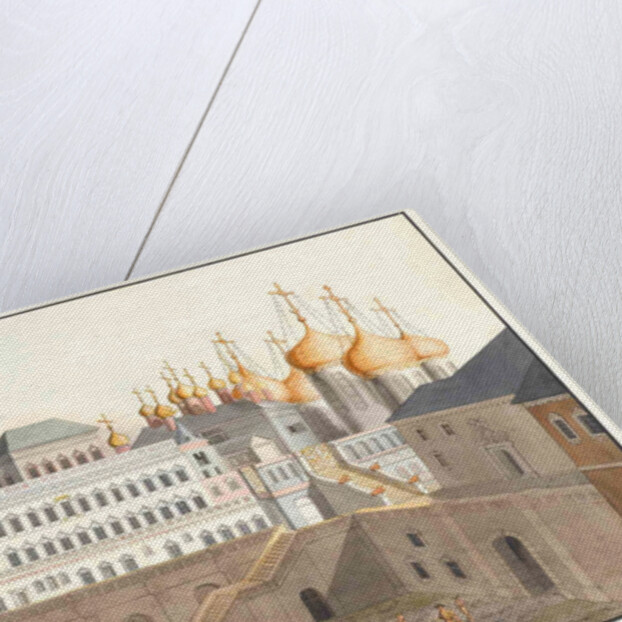View of the Kremlin in Moscow. The Terem Palace, 1813 by Johann Gottlieb Lohrer