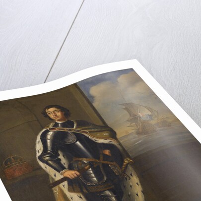 Portrait of Emperor Peter I the Great, 1690s by Sir Gotfrey Kneller