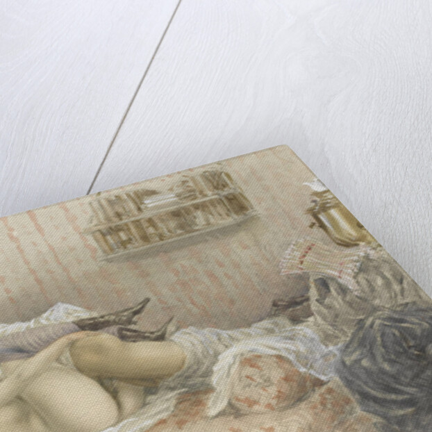 Erotic Scene by Mihály Zichy