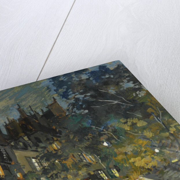 Café in Paris by night, 1936 by Konstantin Alexeyevich Korovin