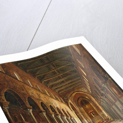 Interior of the Monreale Cathedral Santa Maria Nuova by Frans Vervloet