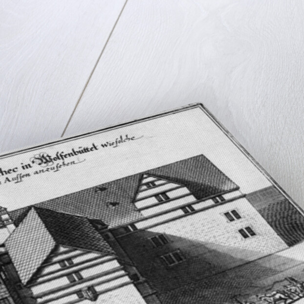 Herzog August Library in Wolfenbüttel, Between 1655 and 1660 by Matthäus Merian the Elder