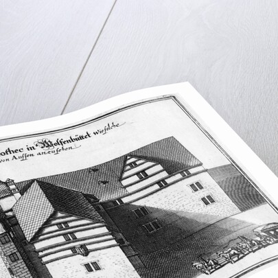 Herzog August Library in Wolfenbüttel, Between 1655 and 1660 by Matthäus Merian the Elder