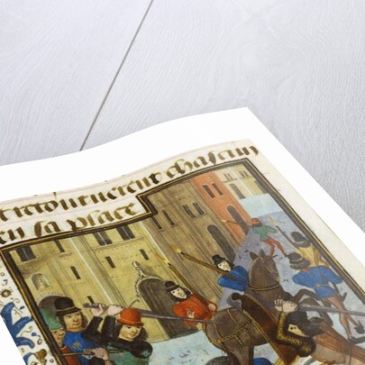 The Assassination of Louis I, Duke of Orléans, ca. 1470-1480 by Maître de la Chronique d'Angleterre
