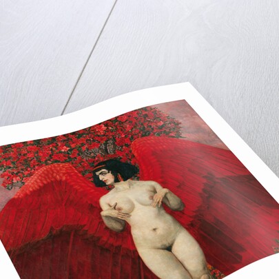 Red Angel, 1902 by Karl Mediz