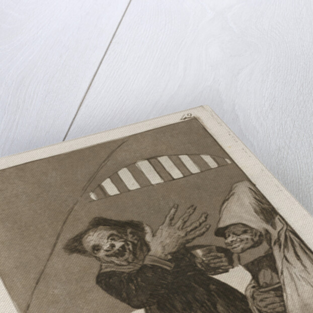 Duendecitos. (Hobgoblins) by Francisco de Goya