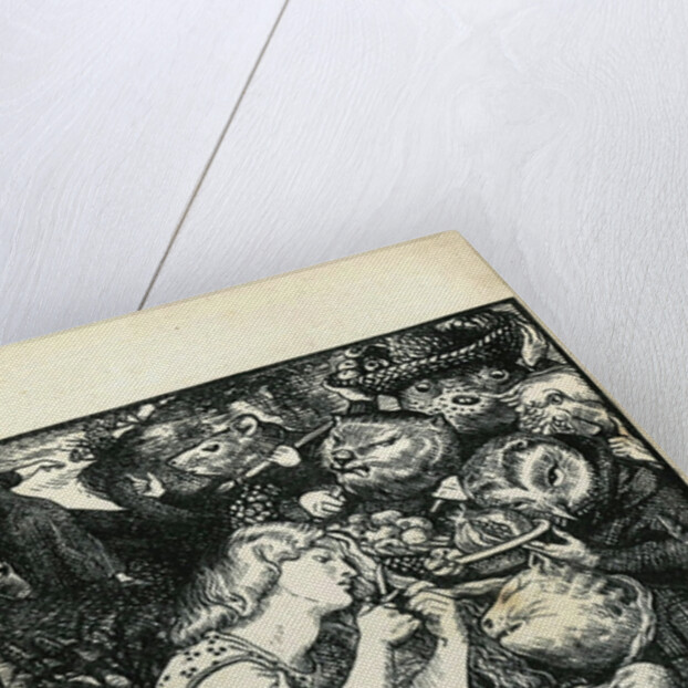 Frontispiece of Goblin Market and Other Poems by Christina Rossetti, 1861-1862 by Dante Gabriel Rossetti