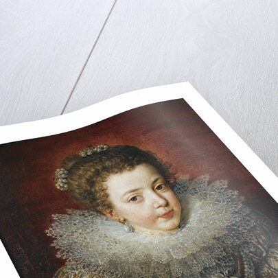 Portrait of Elisabeth of France, Queen consort of Spain by Frans Pourbus the Younger