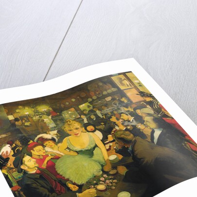 In the Aristide Bruants Montmartre club Le Mirliton, 1886-1887 by Louis Anquetin