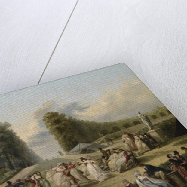 Ball in the Tivoli Gardens, Paris, 1799 by François-Louis-Joseph Watteau