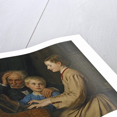 Song of the Homeland, 1874 by Albert Anker