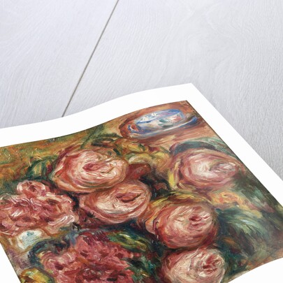 Composition with roses and a cup of tea by Pierre Auguste Renoir