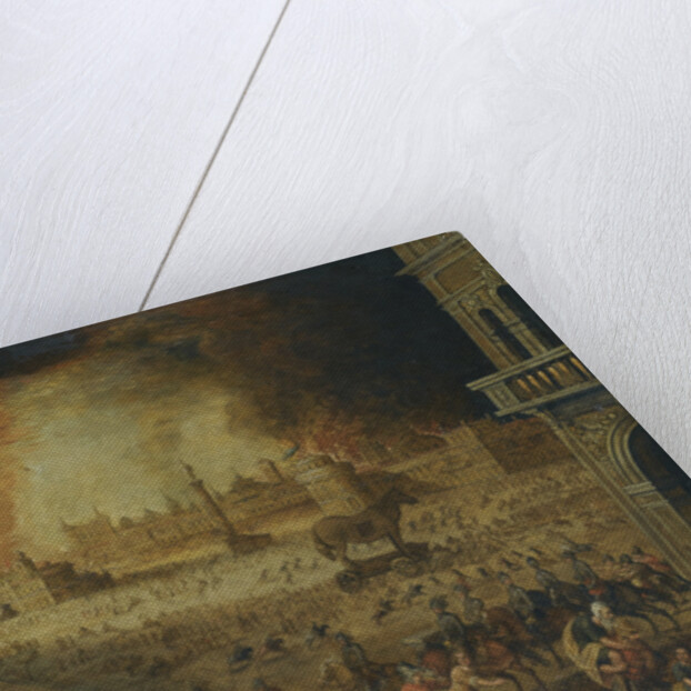 The Siege of Troy, 17th century by Anonymous