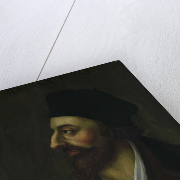 Portrait of John Hus, 17th century by Anonymous